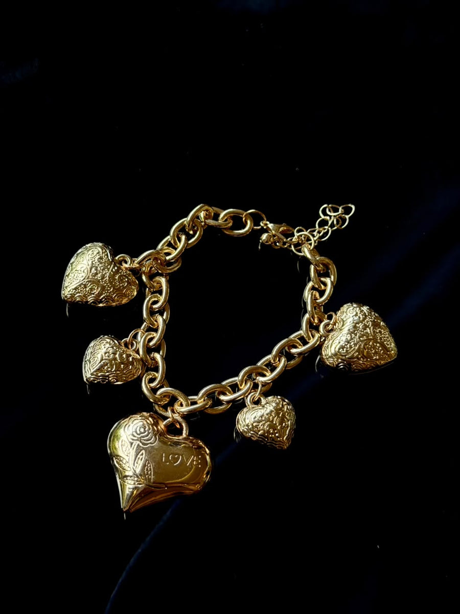 Heart chunky bracelet